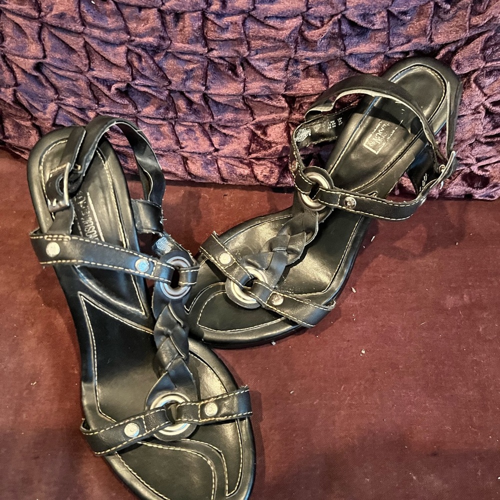 Black Strappy Sandals